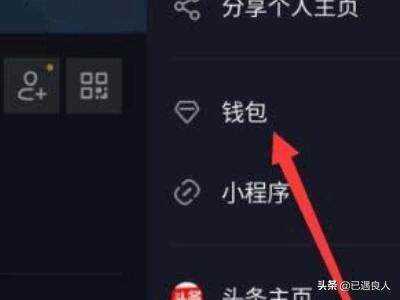 这个是其他功能，点击这个后在弹窗中我们可以看到钱包选项，点击进入这个钱包设置
